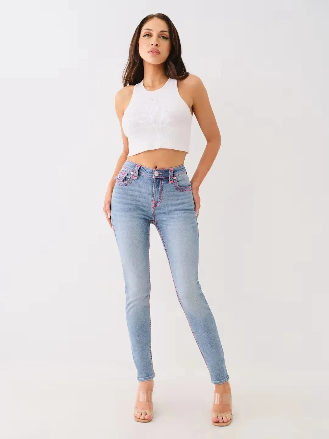 Embroidered jeans