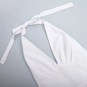 Halterneck klänning sommar