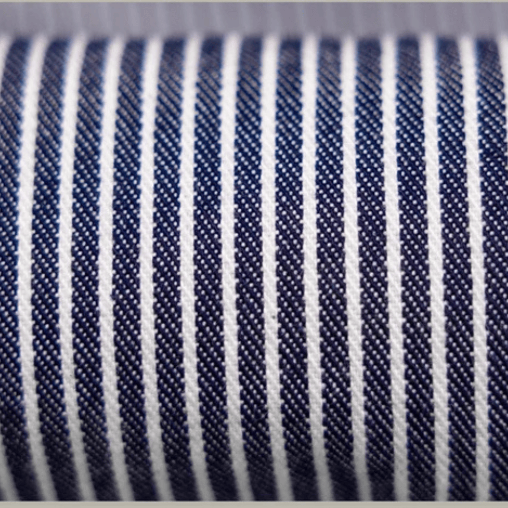 Hickoryrandiga jeans herr