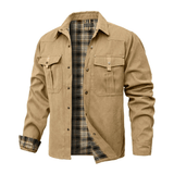 Fodrad Jacka Skjorta Beige / S
