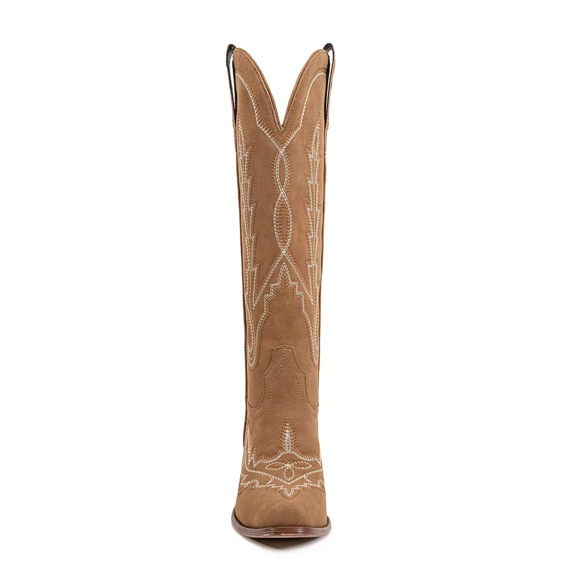 Klassiska Cowboyboots i Svart Mocka