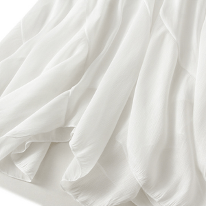 Midikjol med asymmetrisk drapering