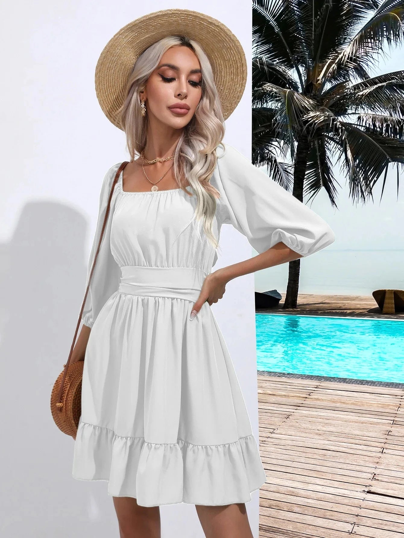 Mini klänning sommar