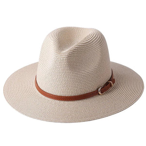Panama cowboyhatt i strå Beige 2 / 59cm