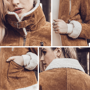 Shearling jacka dam