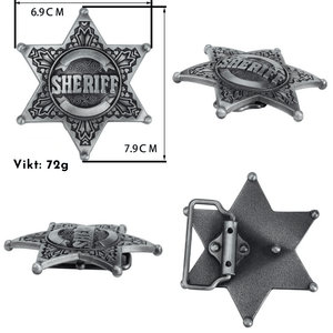 Sheriff westernläderbälte