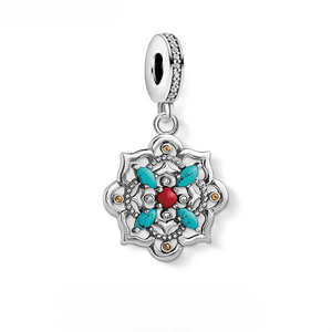 Silverberlock med turkos i western stil Ring