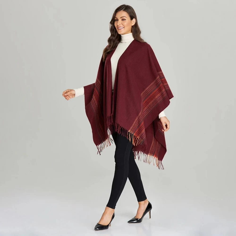 Sjal poncho