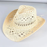 Sommar Cowboyhatt Halm Beige / Ungefär 58cm