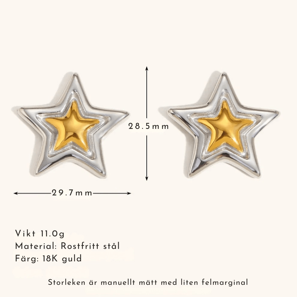 Stjärna örhängen