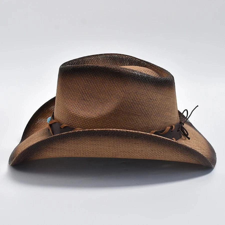 Strå westernhatt