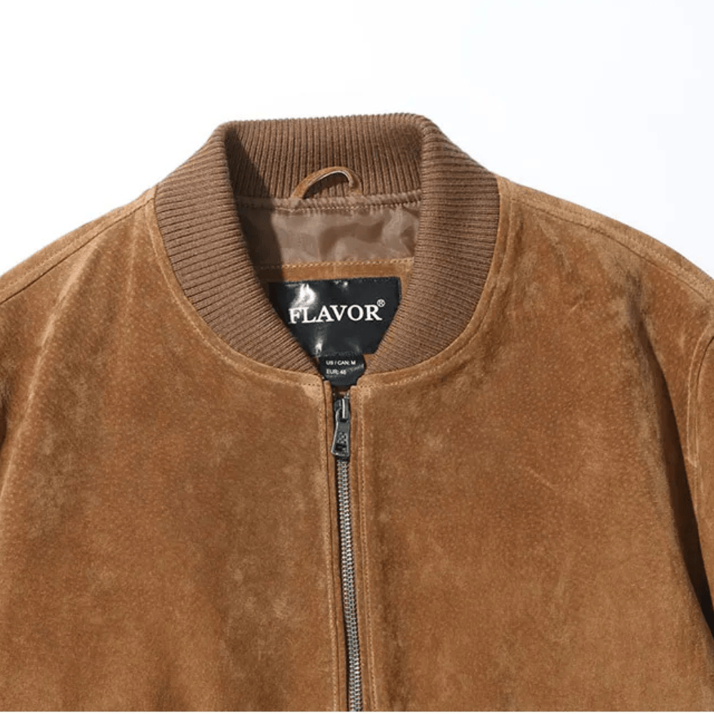 Suede jacka herr
