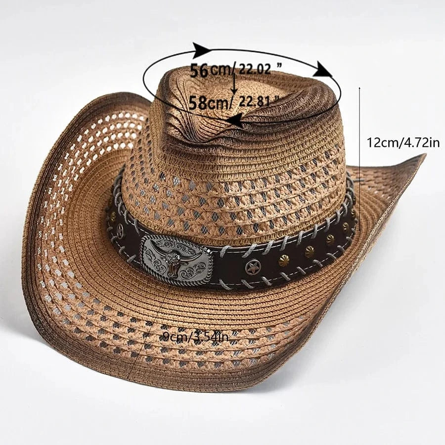 Virka cowboyhatt Brun / One Size